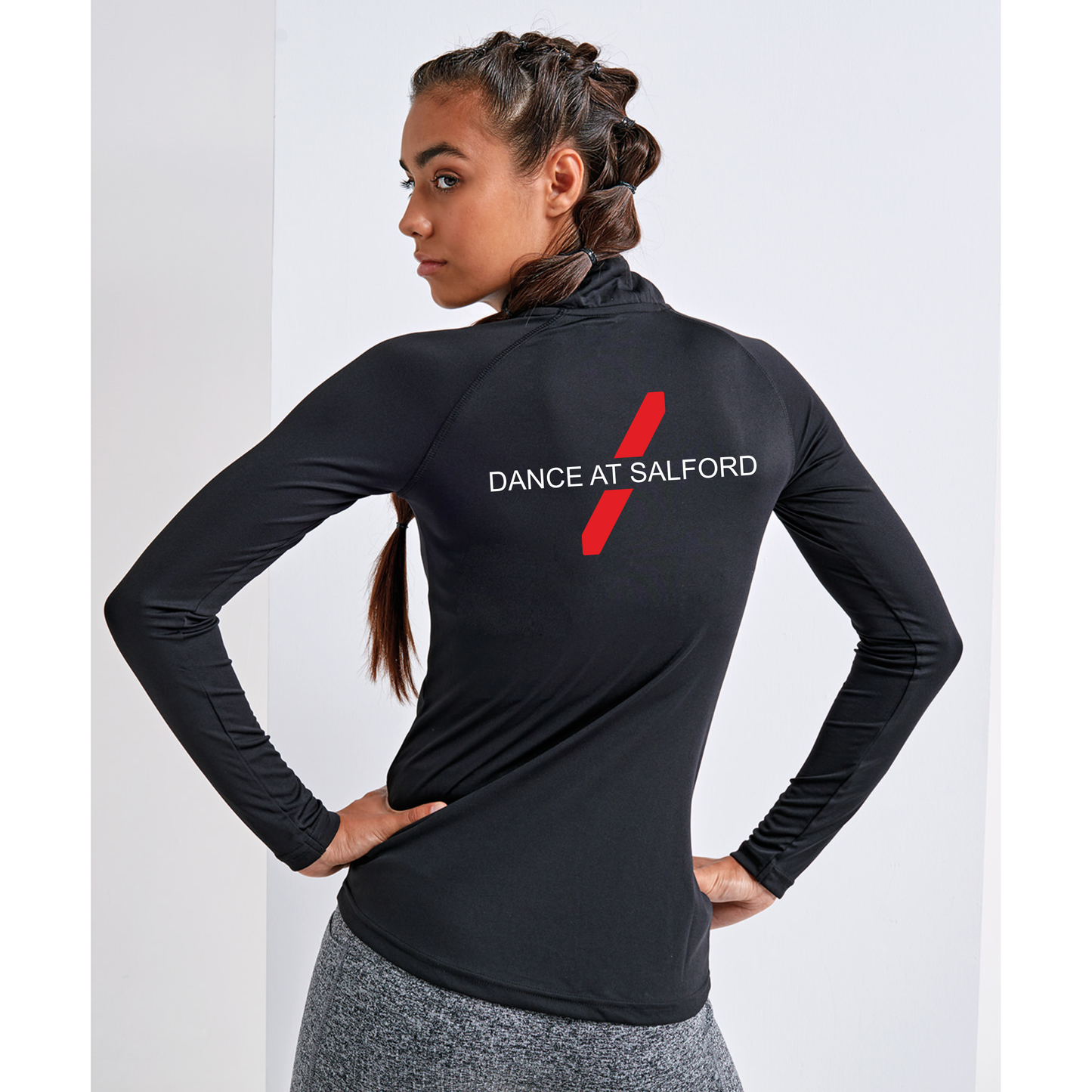 Dance at Salford Women's TriDri® performance ¼ zip