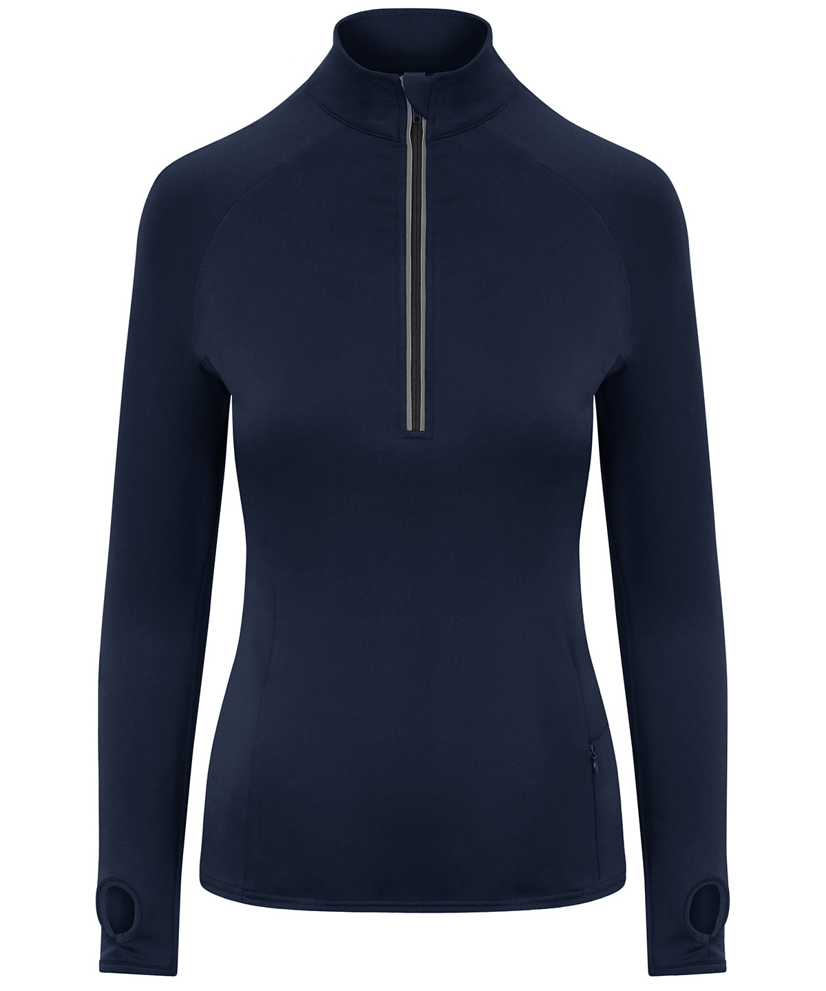AWDis Women's Cool Flex long half-zip top