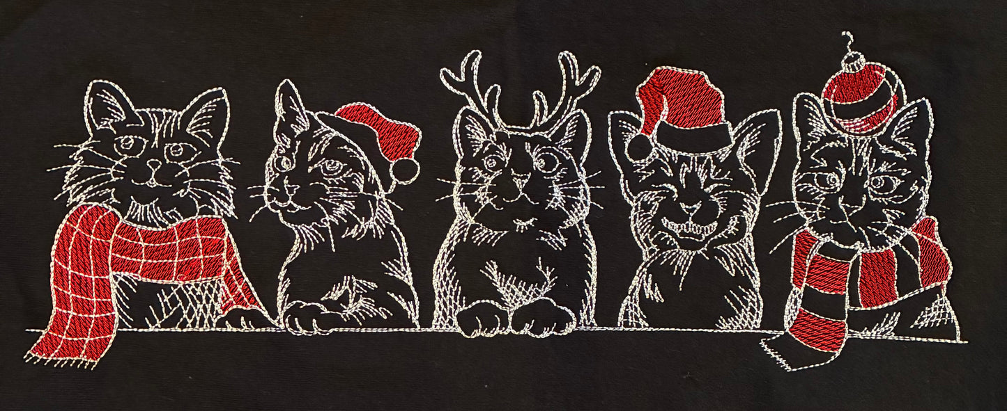 Meowy Christmas Hoodie