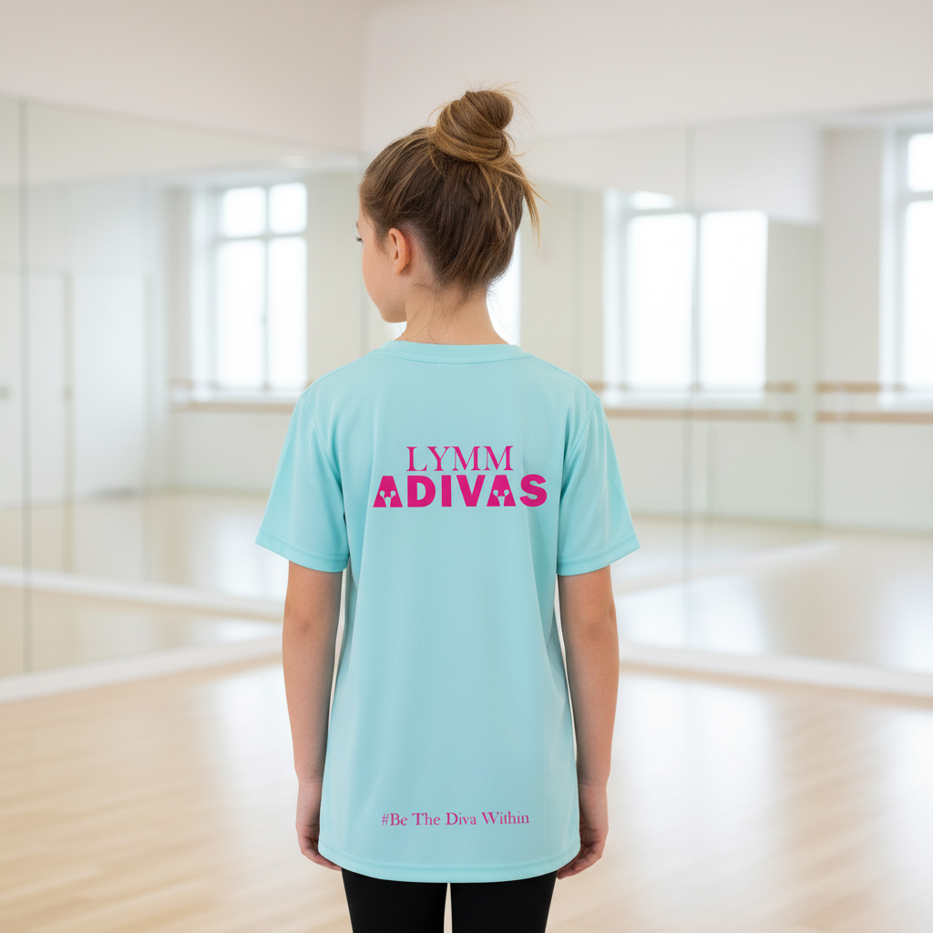 Dance school t-shirt back view
