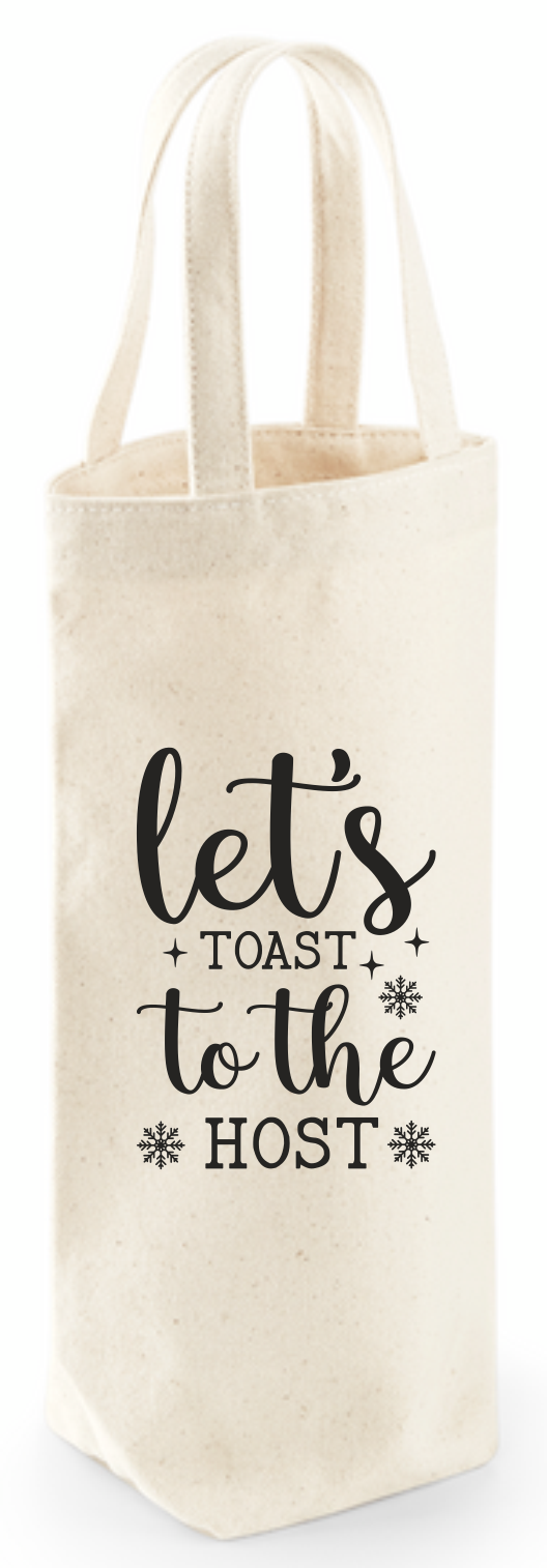 Bottle Gift Bag - Christmas